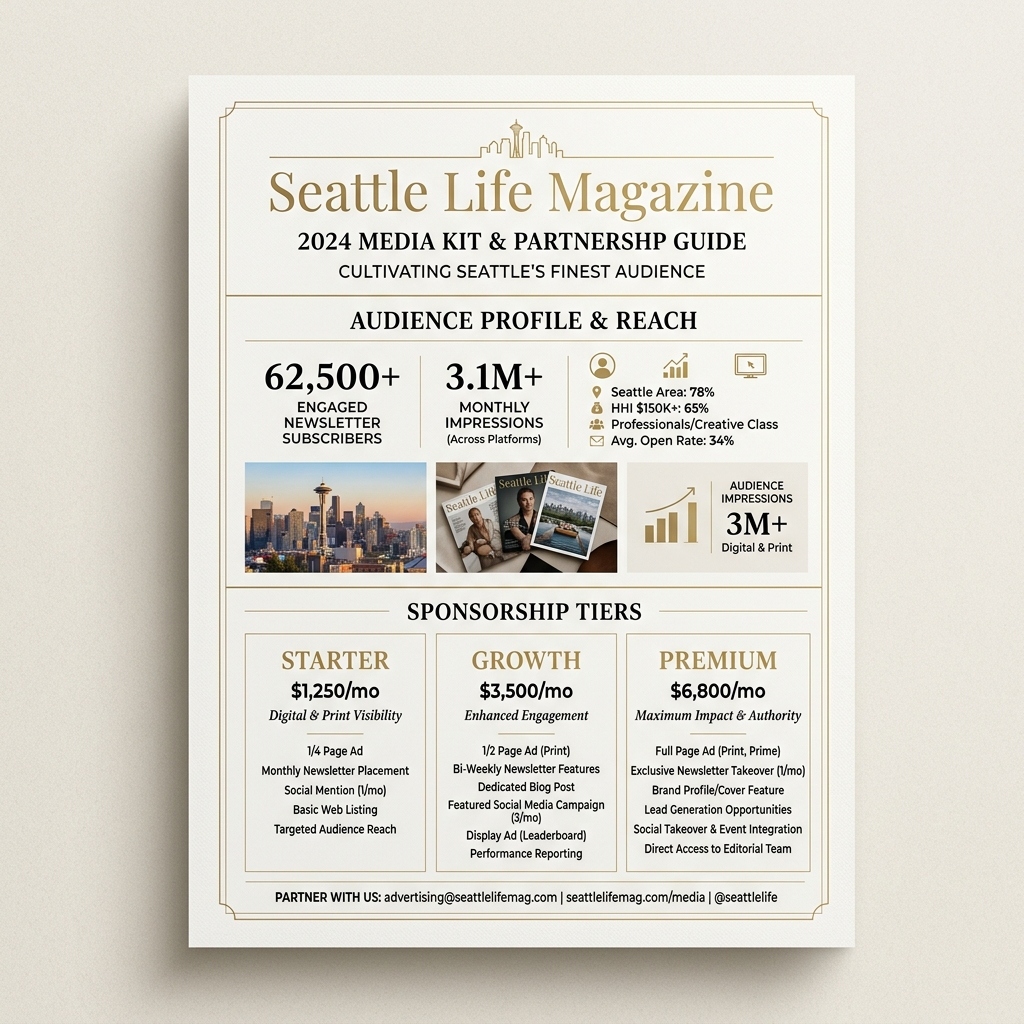 Seattle Life Magazine Media Kit